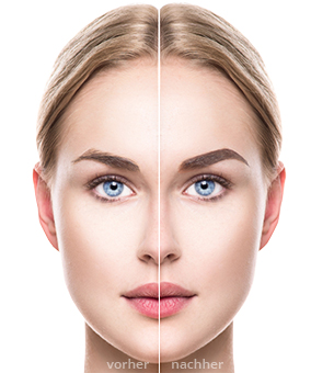 Microblading vorher nachher